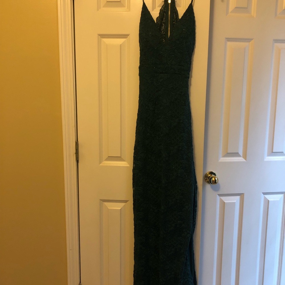Long Emerald Prom/Homecoming/Military Ball Dress